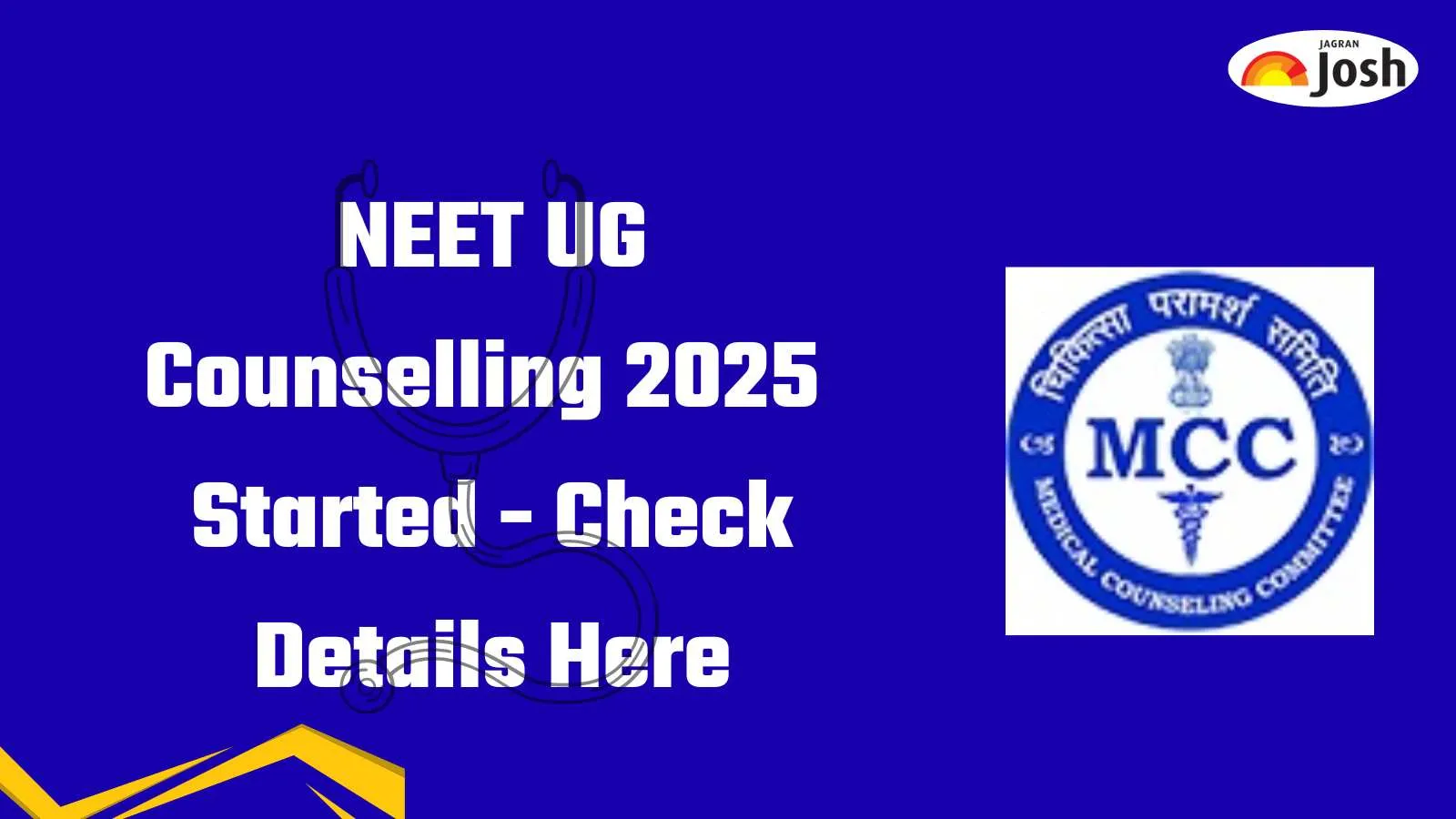 MCC will start counseling