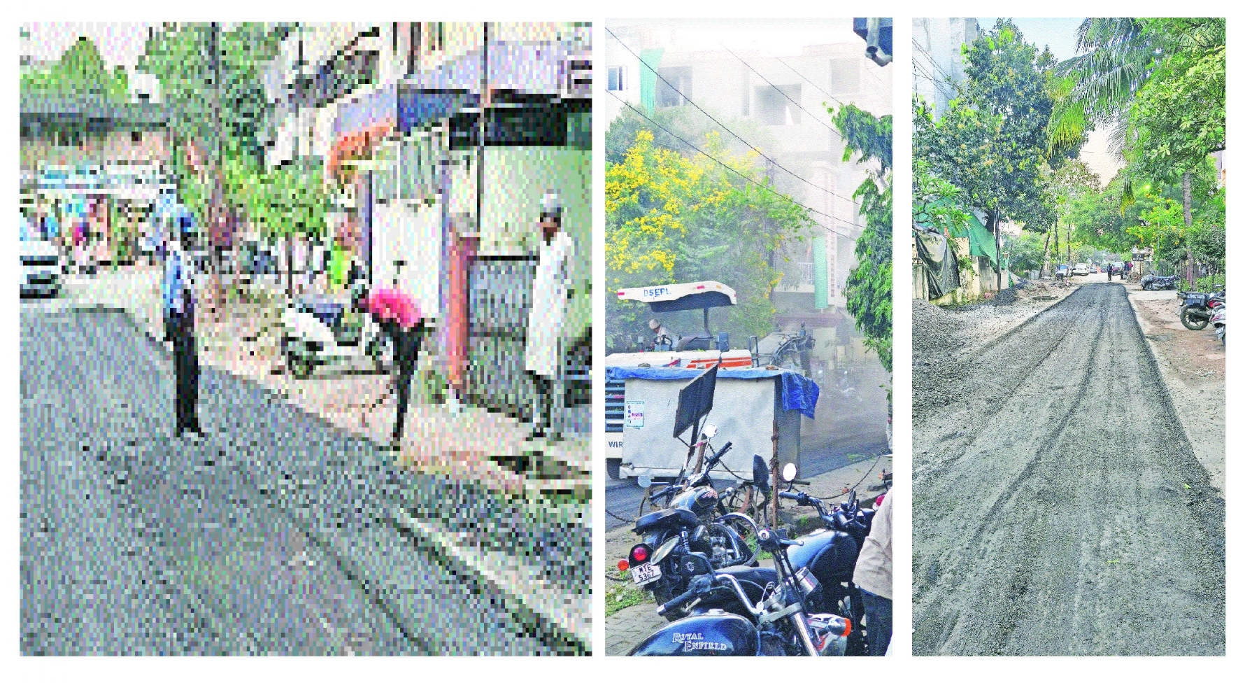 Residents suffer due to road work in Malviya Nagar as 
