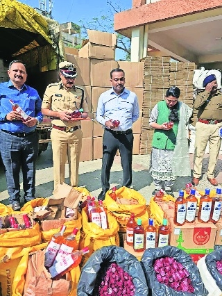 Bogus liquor factory busted near Hingna 1090 litres seized