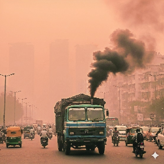 Ground-level Ozone increasing in city Vehicular emission main reason Study