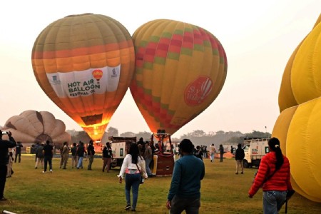 Hot Air Balloon Festival takes off in Hyderabad