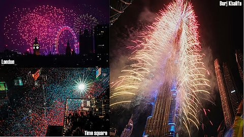 Cities around world welcome 2026 with fireworks