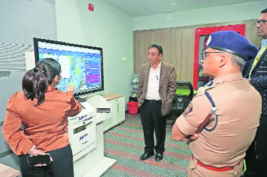 CP Dr Ravinder Kumar Singal taking review of the AI tool