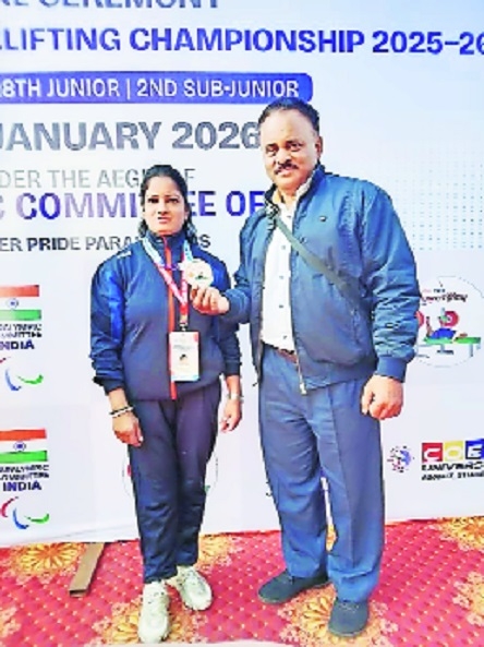 Straight 8th national para gold for Pratima
