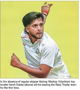 RANJI UNPAUSEDDefending champions Vidarbha take on Andhra asred-ball tournament resumes after two white-ball events