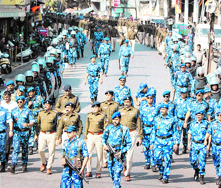 Over 6,000 security personnel deployed; drone ban in 300-meter radius of Bhojshala