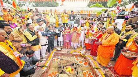 At Bhojshala, Hindus perform puja