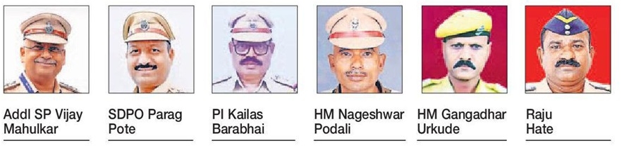 6 police personnel honoured with Presidents Medals