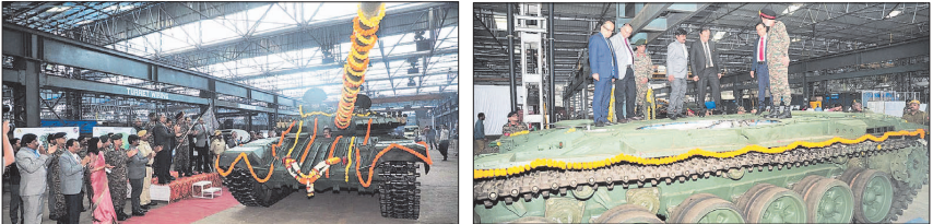 Two T-72 battle tanks overhauled at...