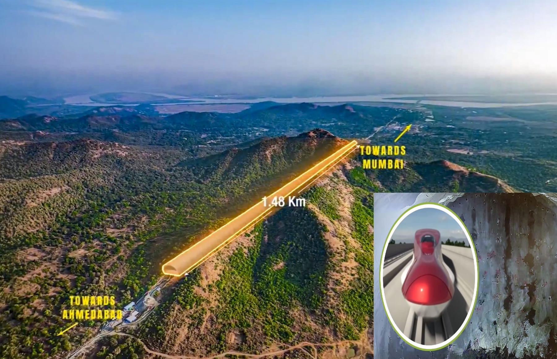 Final bullet train tunnel breakthrough