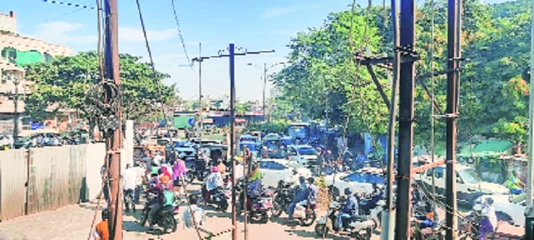 The bridge near Besa Power Station is posing problems to commuters