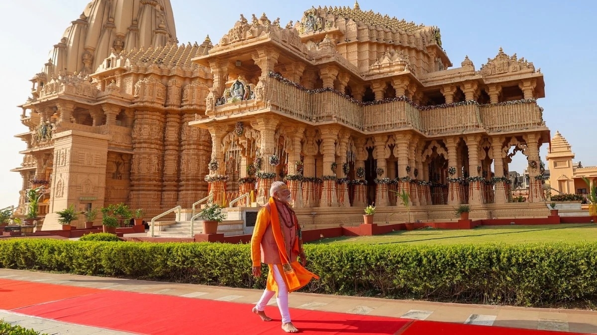 Modi in Somnath Swabhiman Parv