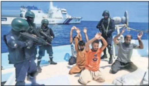 Rs 3,000 cr drugs seized from Iranian boat; five Pak nationals detained
