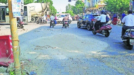 Omkar Nagar Sq stretch repaired, but quality audit needed