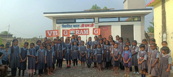First solar-powered toilet built at Girls’ School in Raipur Distt