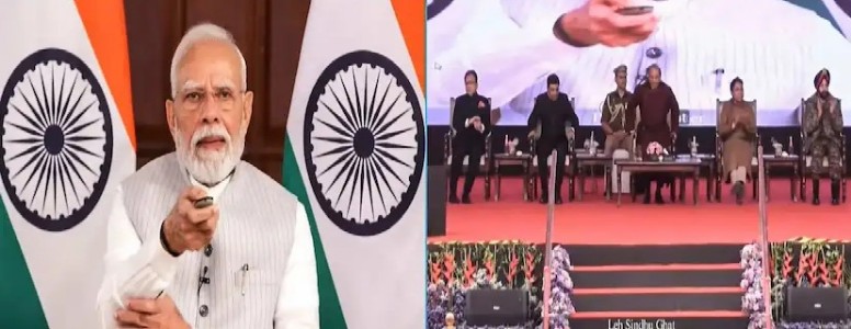 PM Modi launches 5 key projects in Ladakh