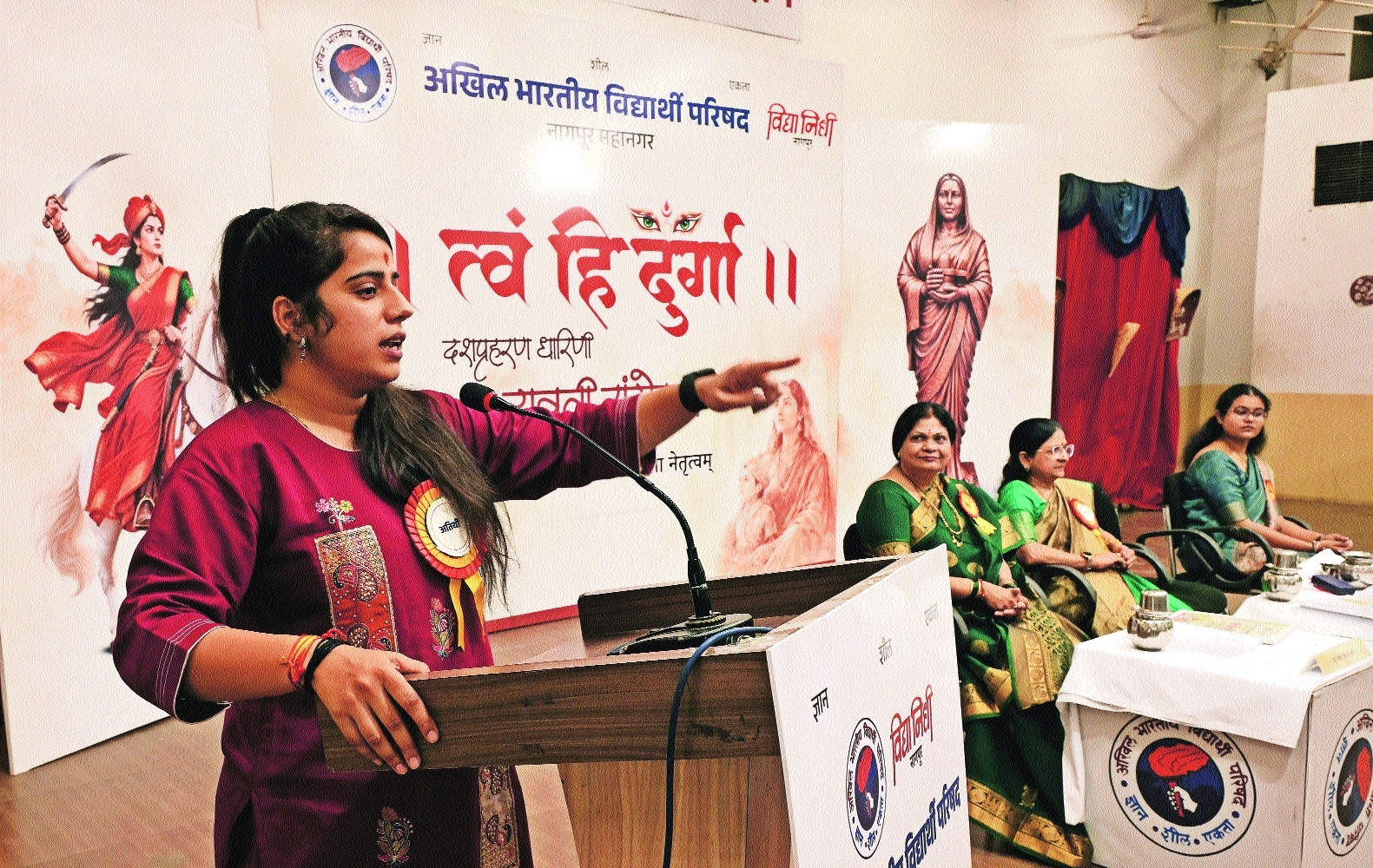 Shalini Verma addressing 