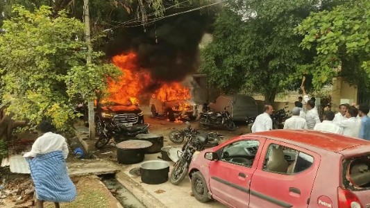 Violence in Andhra town during local body poll nomination; TDP, YSRCP trade charges