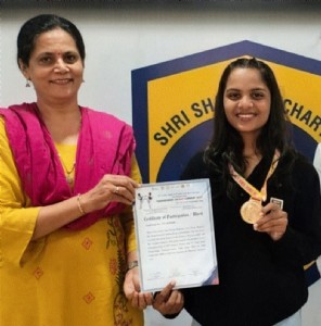 Sneha Sharma of SSPU wins gold in Taekwondo
