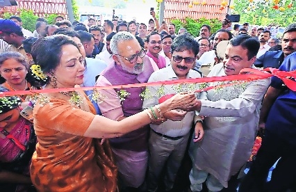 hema malini Addressing the inaugural session of the Dhapewada 