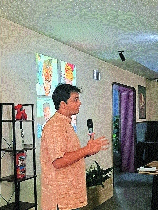 Samarth Mahajan speaking about The Unreserved