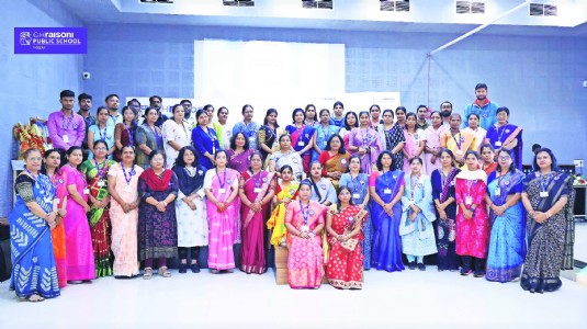 Workshop on experiential learning held at G H Raisoni Public School
