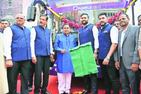 SWITCH Mobility, Purple Bus launch electric bus service on Nagpur–Chandrapur route