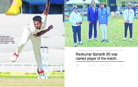 Vidarbha batters fall in heap, manage to beat J&K
