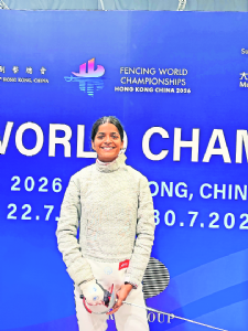 Speed, tactics and mental strength fuel fencer Shruti’s Asian C’ship campaign
