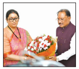 Irani gets warm welcome on maiden