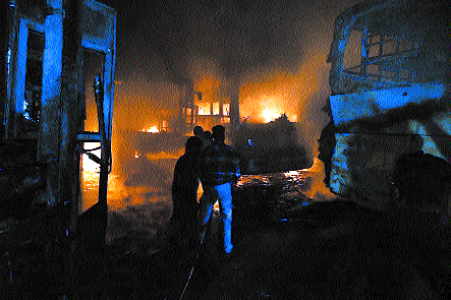 Bhopal’s ISBT blaze: Five buses gutted, three damaged