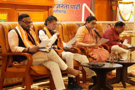 BJP unveils Mission 2028 in CG Focus on grassroots cadre expansion, booth-level mobilisation
