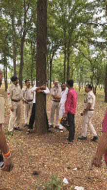 Chipko movement echoes in Raipur Villagers hug trees to stop film city clearing
