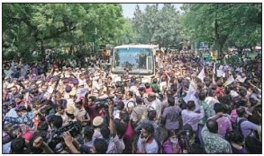 Protests in Delhi