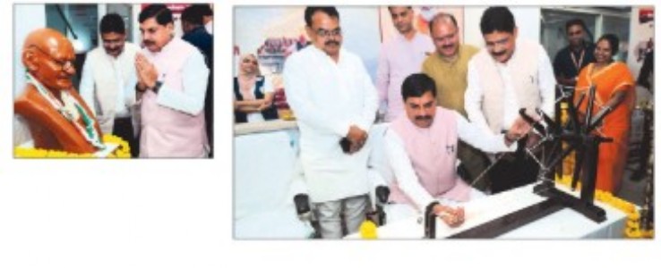 CM Dr Yadav celebrates Gandhi Jayanti with KHADI PUSH