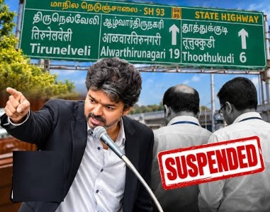TN officials use Hindi on highway signboard, Govt suspends them