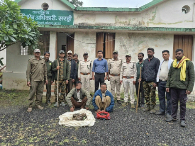 Two men arrested for poisoning, hunting spotted deer in Kanha