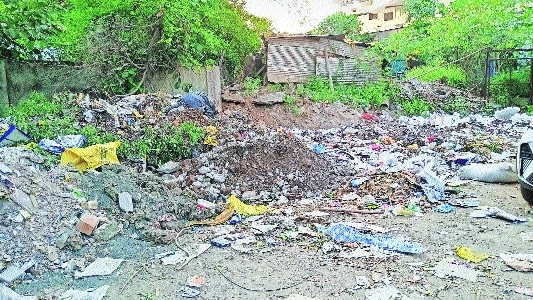 Garbage dump beside Neuron Hospital