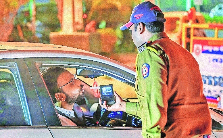 Traffic police doubled midnight crackdown