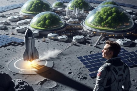 Aiming to build self-growing city on Moon in less than 10 years: Musk