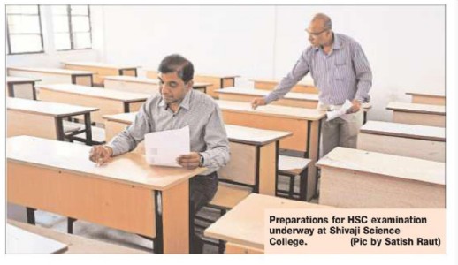 HSC EXAMINATION BEGINS TODAY1,60,292 students to appear in Ngp Divn