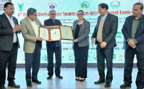 Apoorva wins National Award for Tribal Empowerment and Organic Innovation