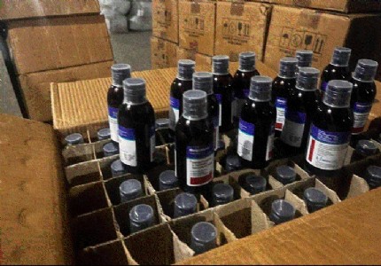 4,800 bottles of illegal codeine-based Meccatus cough syrup seized