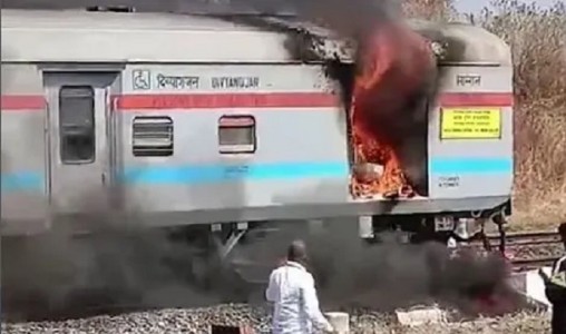 Close call for travellersas fire engulfs GTExpress, no one hurt