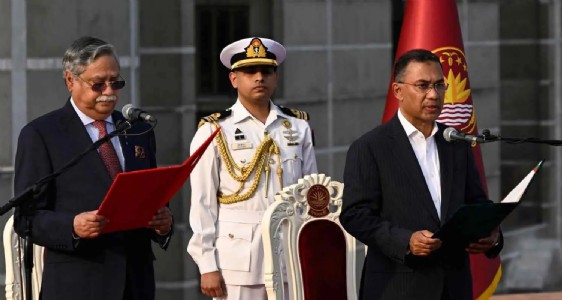 Tarique Rahman sworn in as B’desh PM