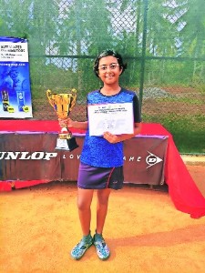 Twin runner-up finishes for Ritika in international tennis tournament