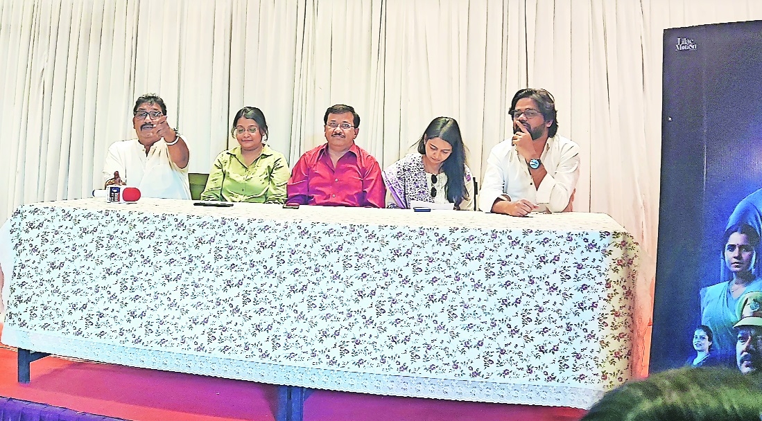 The cast and crew of the Marathi language movie Case No 73