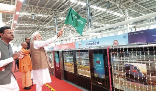 PM flags off Meerut Metro, Namo Bharat train