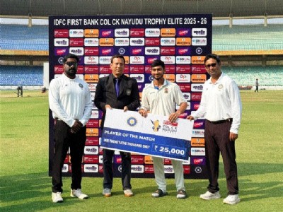 Men’s U-23 Col C K Nayudu Trophy: C’garh qualify for semifinal with win over Rajasthan