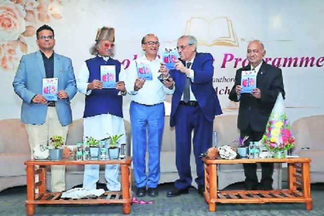 Dr Shivnarayan J Acharya launches new book 